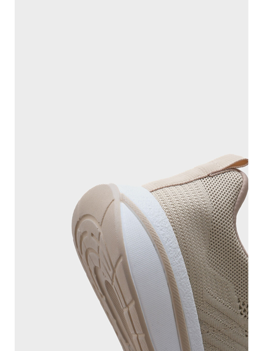 Bej Aleta Bağcıklı Günlük Spor Kadın Sneaker-4