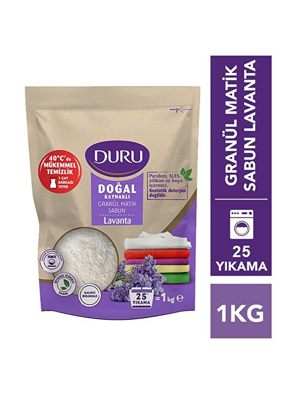 Duru Renksiz Granül Matik Sabun Lavanta 1 kg