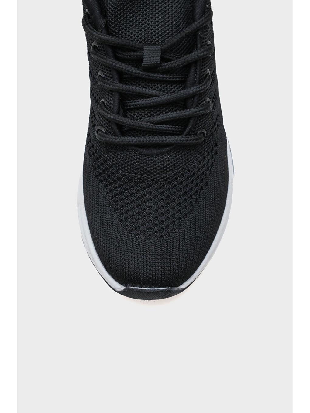 Siyah Aleta Bağcıklı Günlük Spor Kadın Sneaker-2