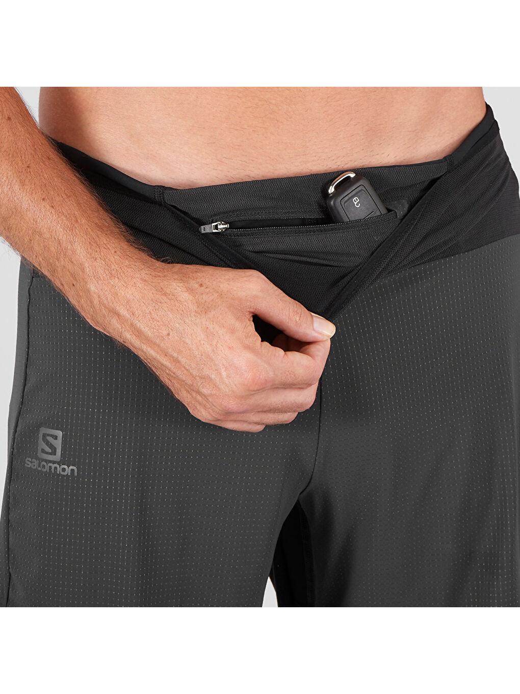 Gri EXO MOTION TW Erkek Şort-2