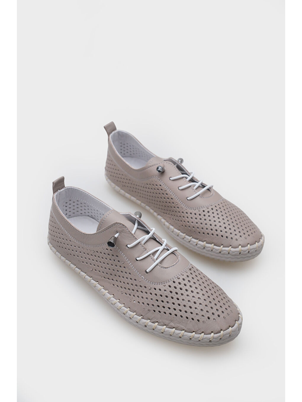 Kahverengi Rubia Hakiki Deri Soft Konfor Tabanlı Kadın Sneaker-1