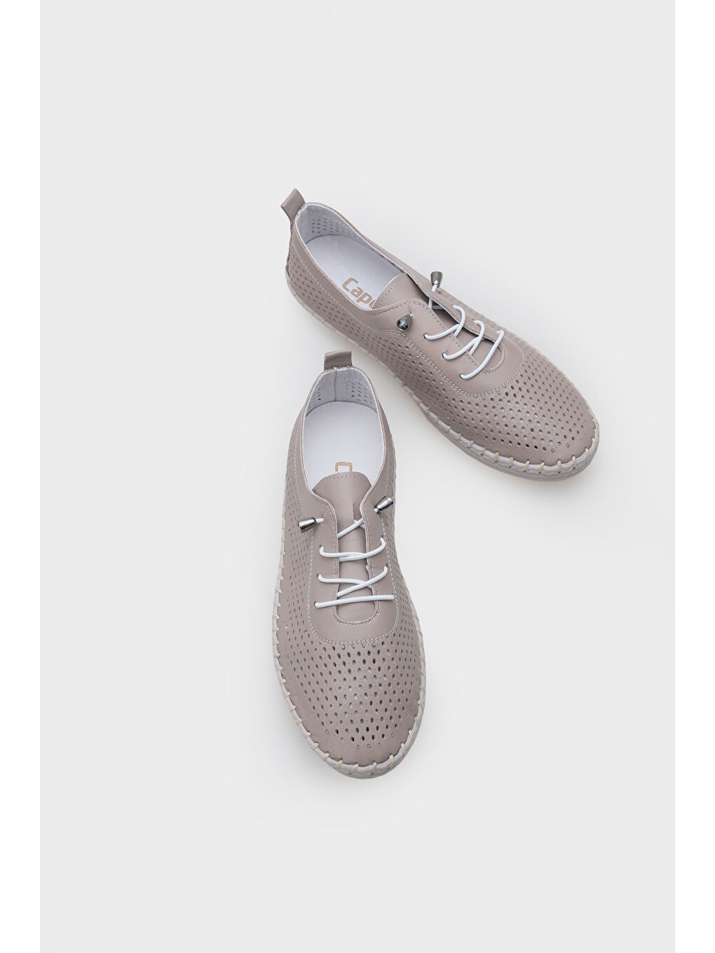 Kahverengi Rubia Hakiki Deri Soft Konfor Tabanlı Kadın Sneaker-4