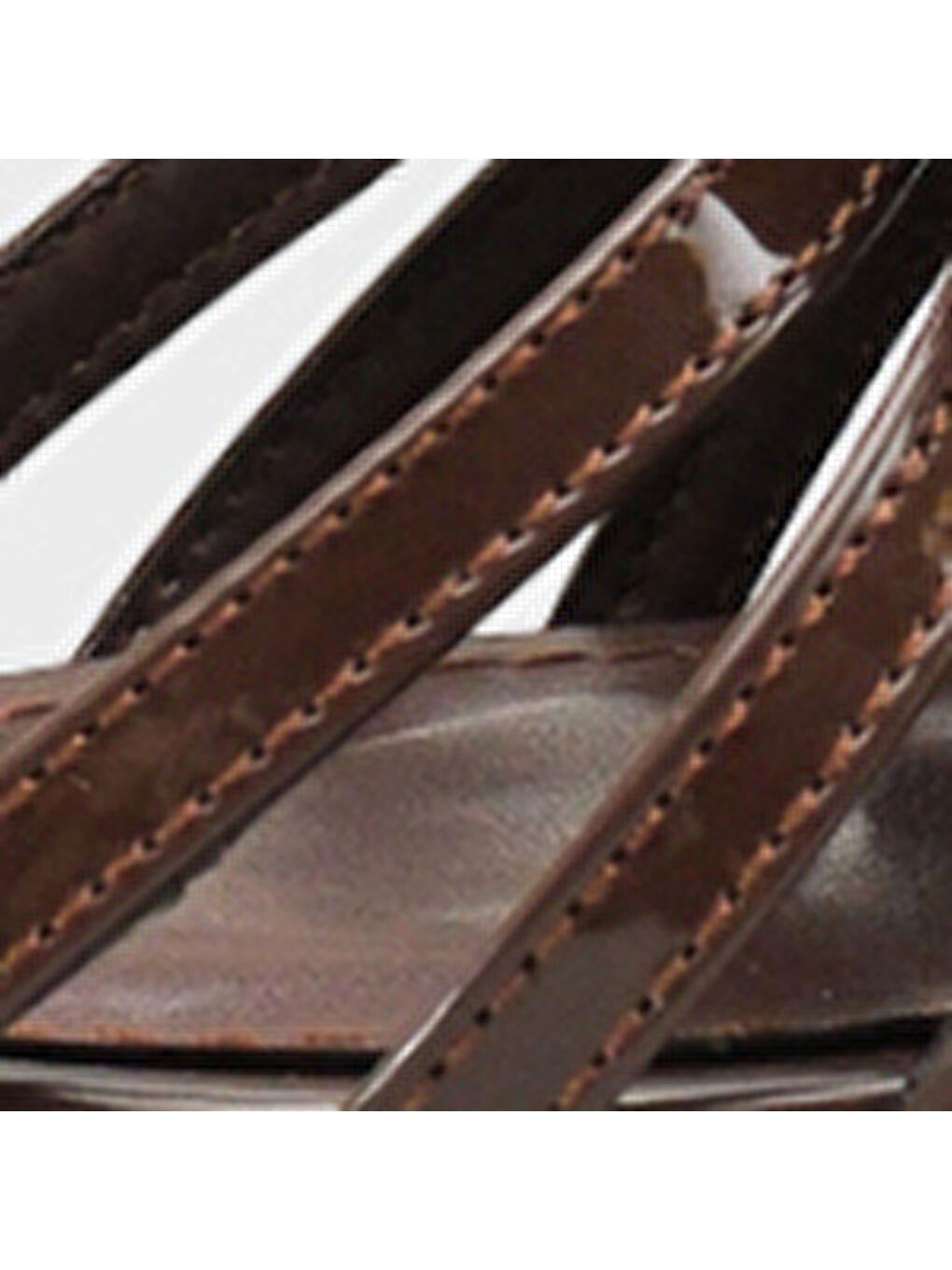 Kahverengi Amara Kafes Örgülü Kadın Babet-7