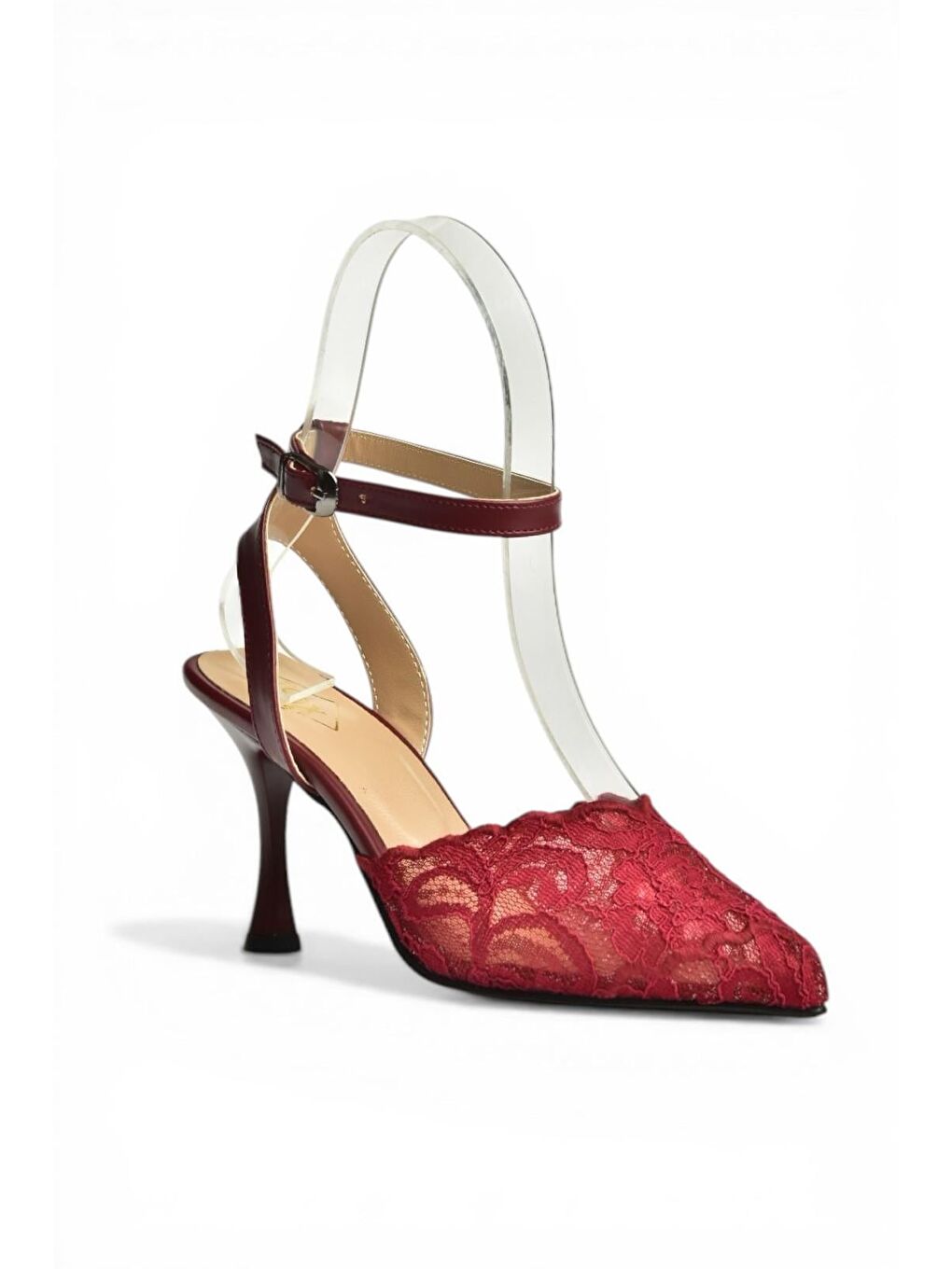 Bordo Kadın Topuklu Ayakkabı Y752044206-2