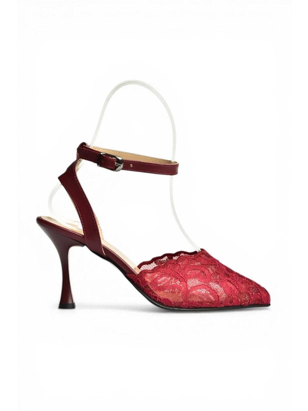 Bordo Kadın Topuklu Ayakkabı Y752044206-3