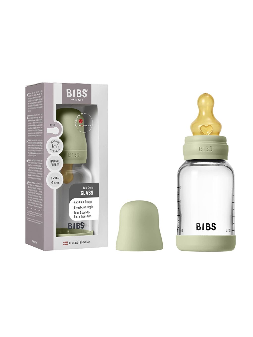 Baby Bottle Comp. Set Biberon Sage120ml-4