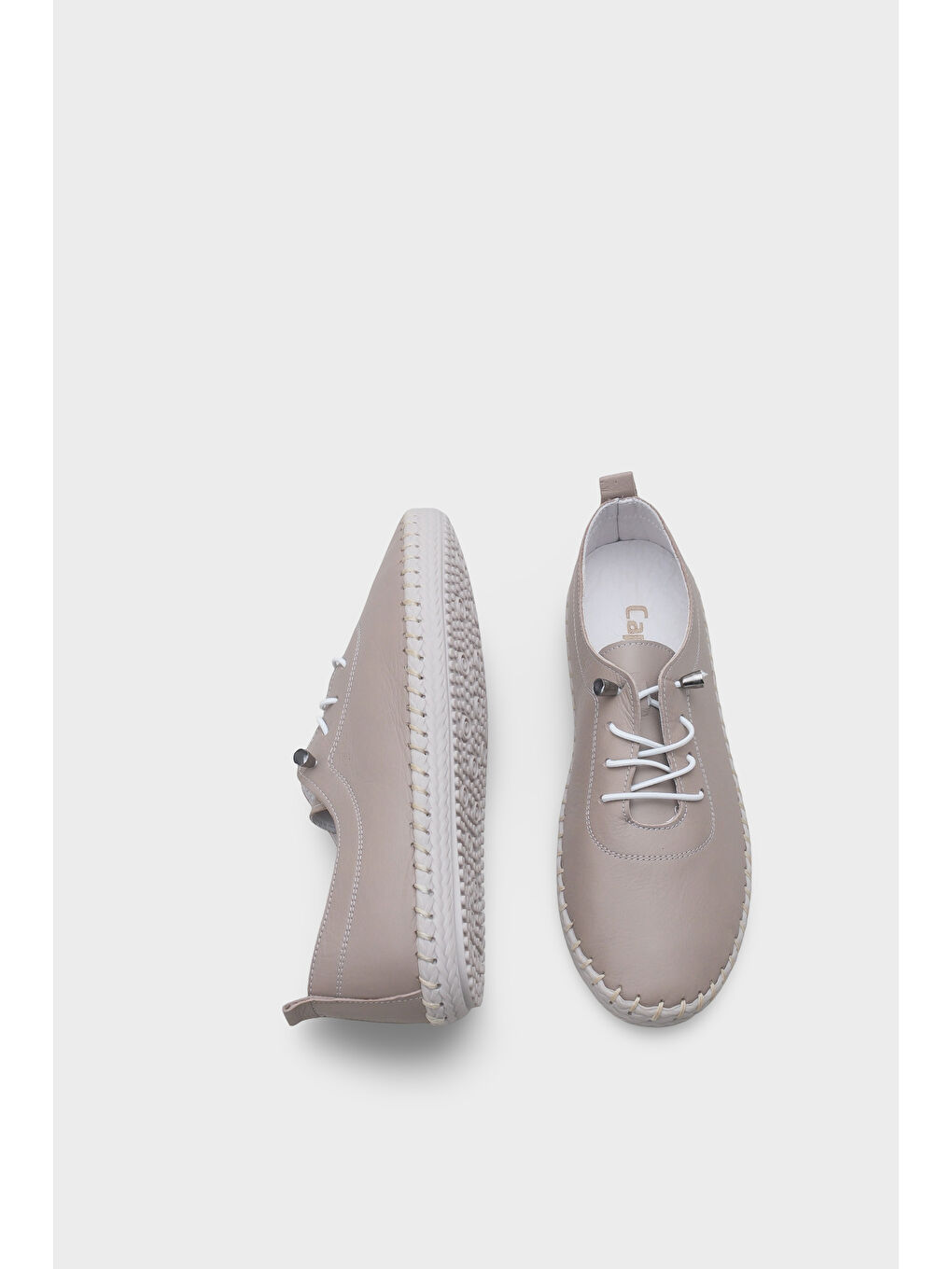 Kahverengi Fina Hakiki Deri Soft Konfor Tabanlı Kadın Sneaker-4