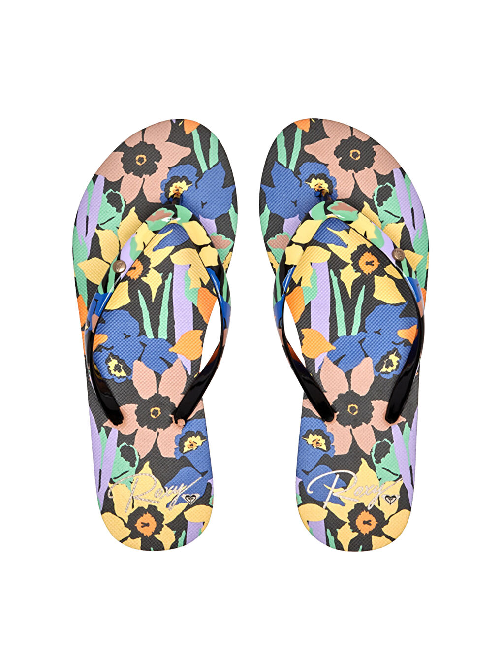 Yeşil Kadın Karışık Renkli Parmak Arası Terlik