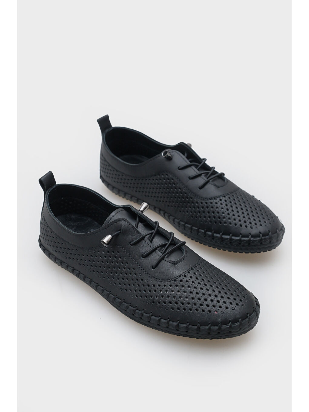 Siyah Rubia Hakiki Deri Soft Konfor Tabanlı Kadın Sneaker-1