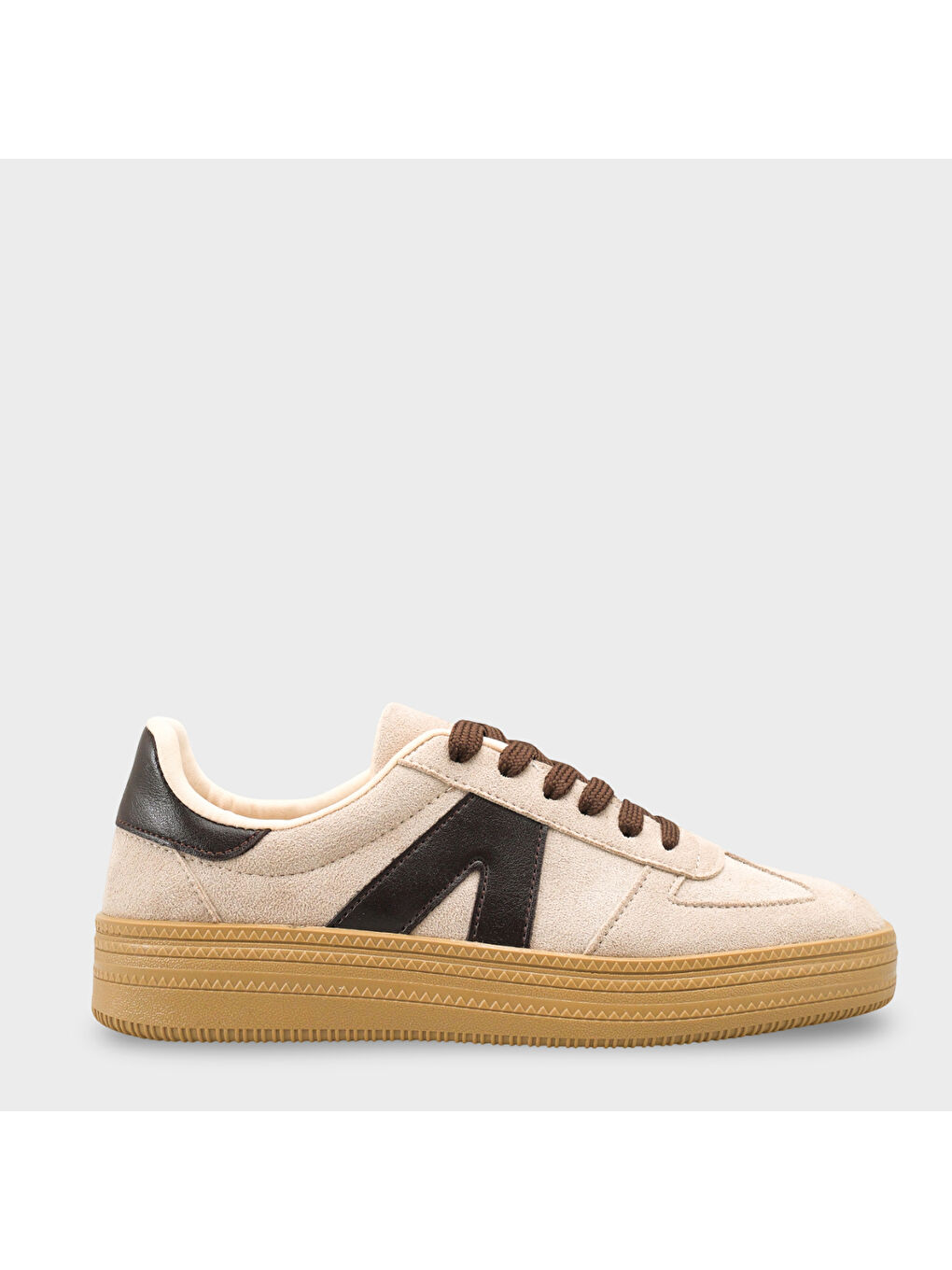 Bej Santa Kadın Spor Ayakkabı Snaeker-2