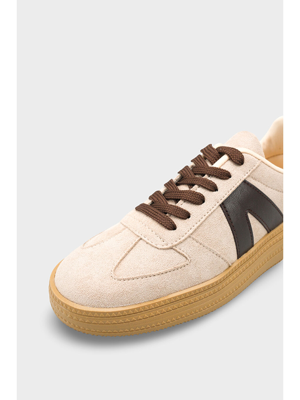 Bej Santa Kadın Spor Ayakkabı Snaeker-4