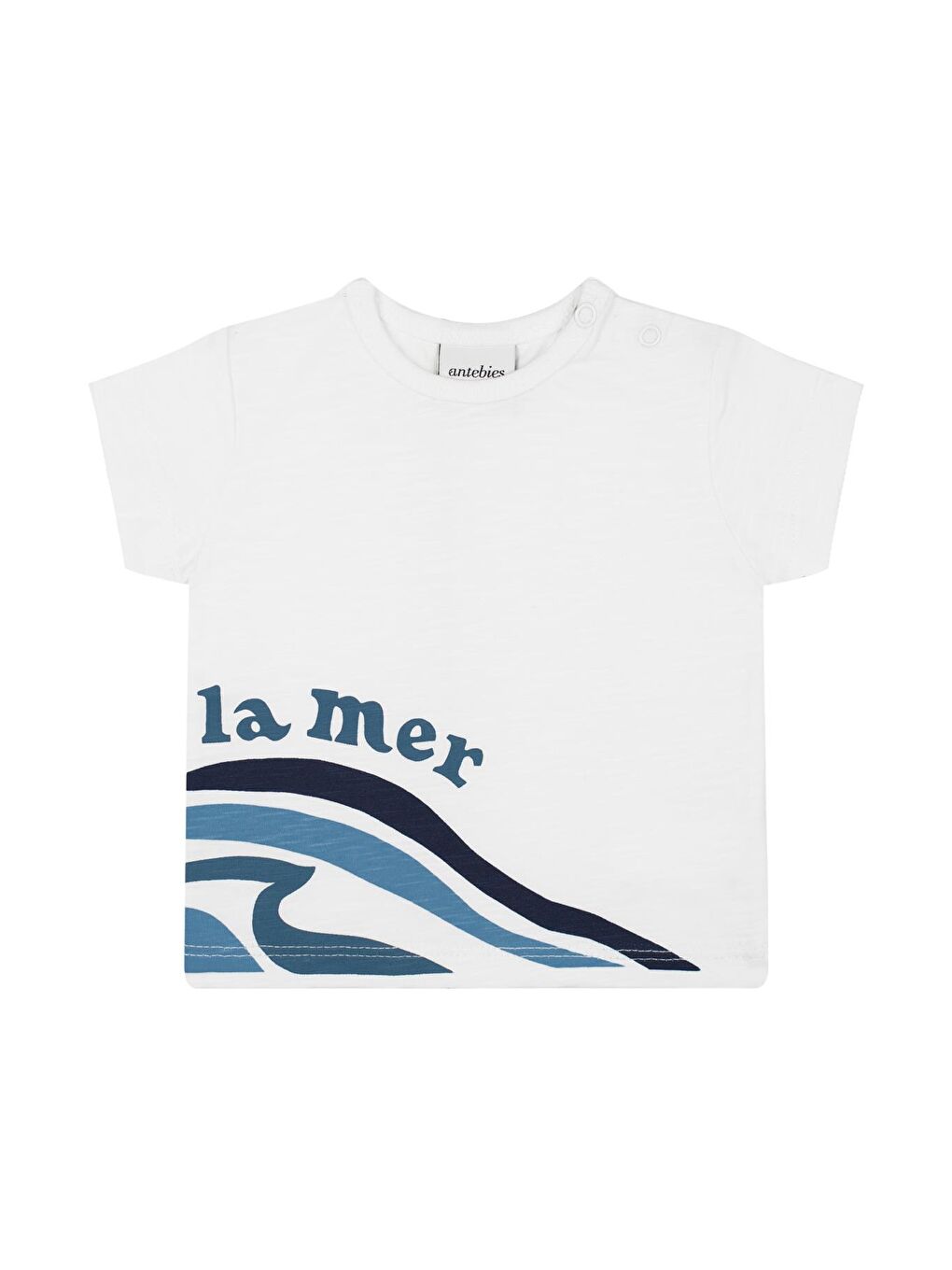 ANTEBIES Beyaz "La Mer" Tshirt