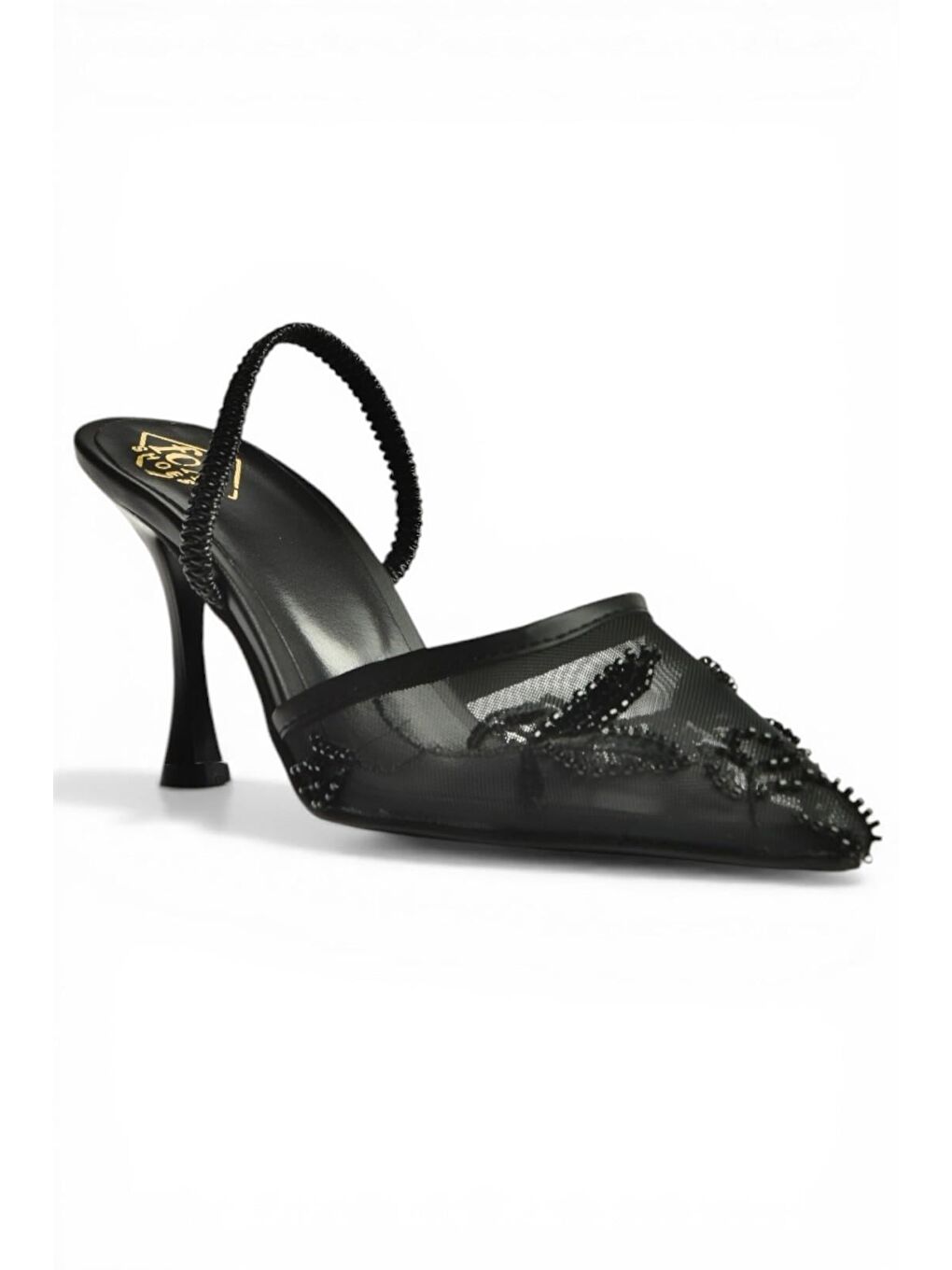 Siyah Kadın Topuklu Ayakkabı Y752176315-1