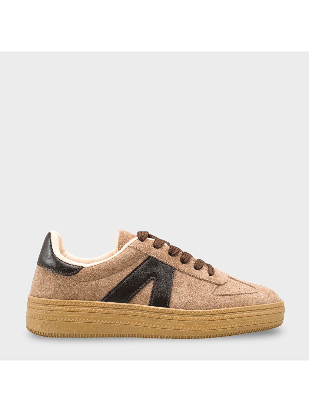 Bej Santa Kadın Spor Ayakkabı Snaeker-2