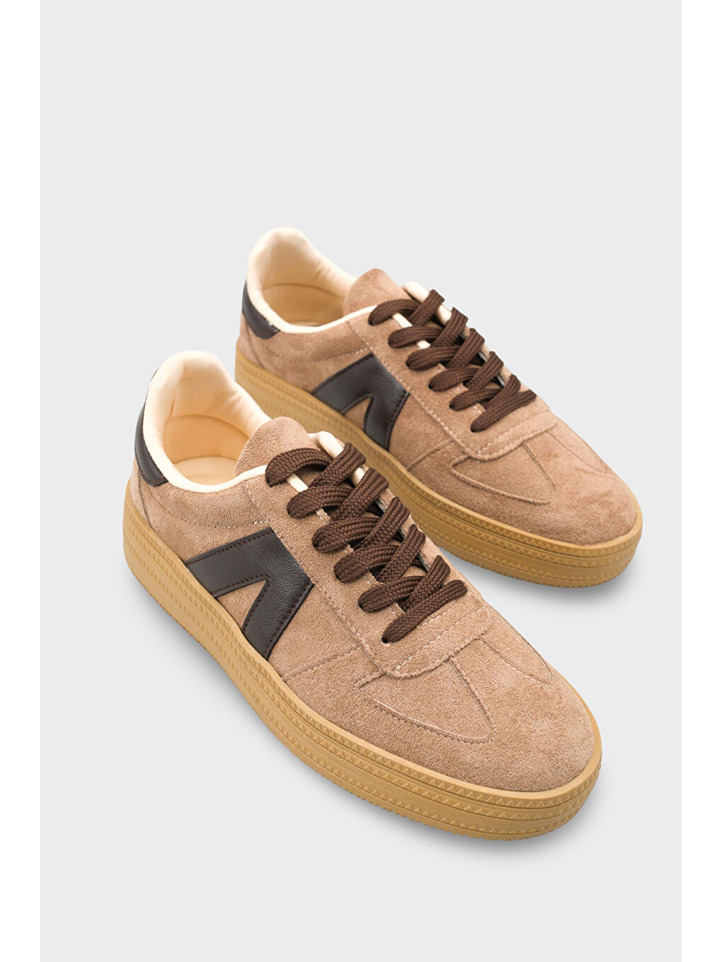 Bej Santa Kadın Spor Ayakkabı Snaeker-8