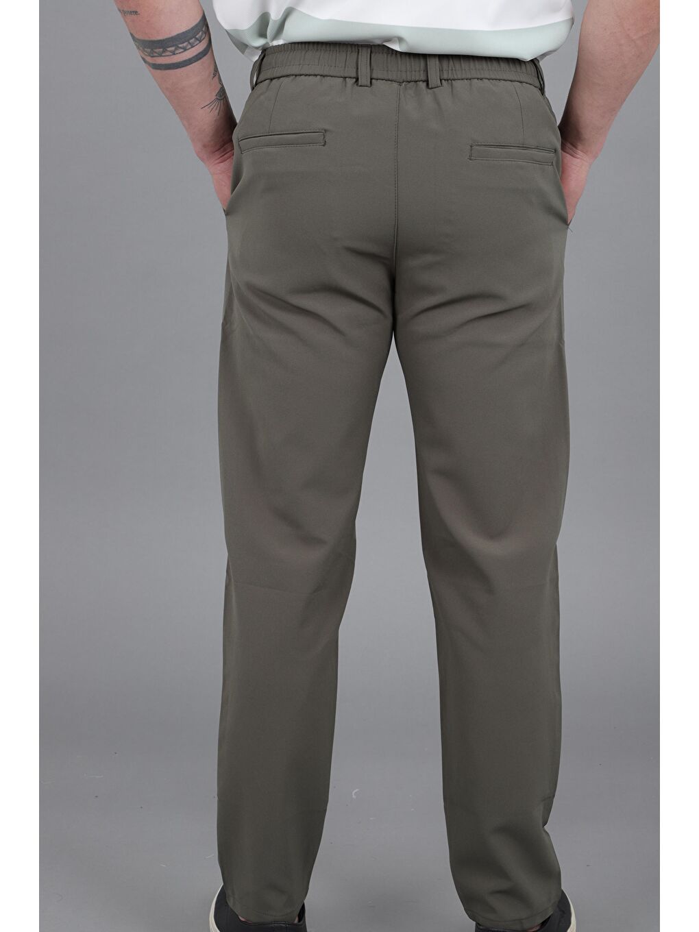 Haki Tokyo Kumaş Rahat Jogger Pantolon CPT-6_0437-5