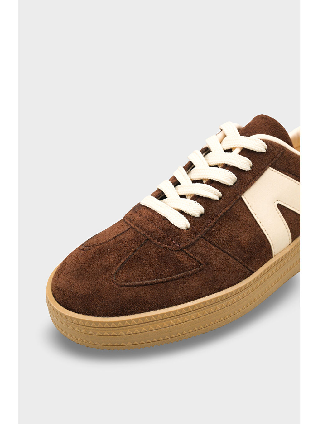 Kahverengi Santa Kadın Spor Ayakkabı Snaeker-4