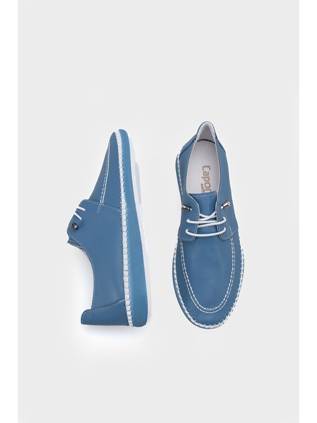 Mavi Michele Hakiki Deri Soft Konfor Tabanlı Kadın Sneaker-4