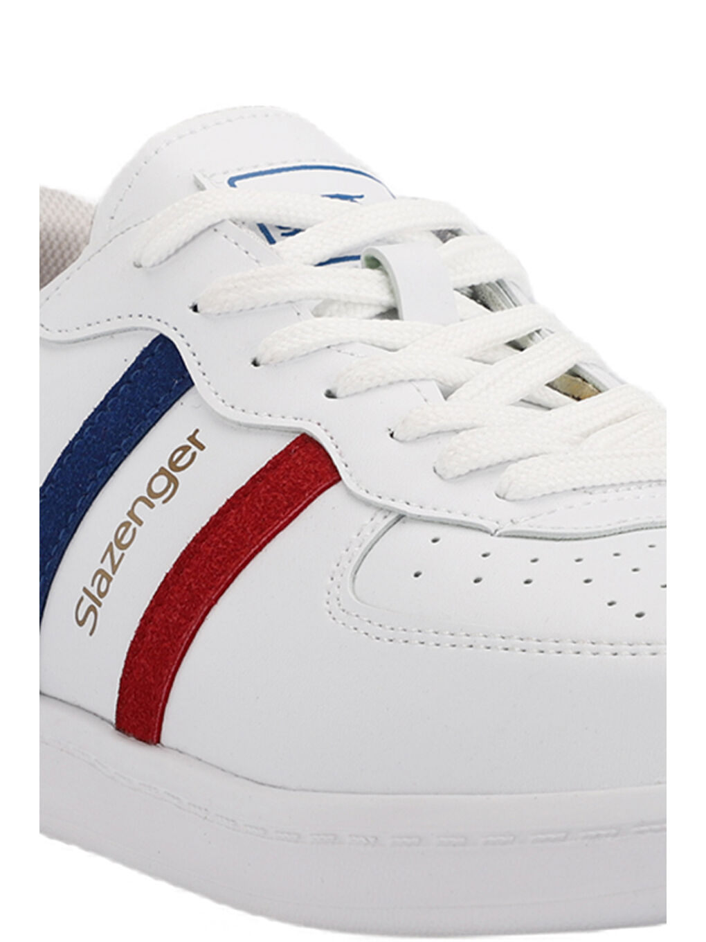 SLAZENGER MALKHAZ Erkek Sneaker Ayakkabı Beyaz / Lacivert / Kırmızı - 3