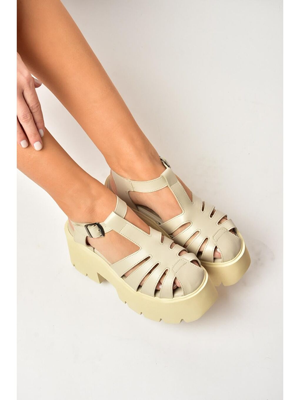 Bej Kadın Ayakkabı Y272983109-2