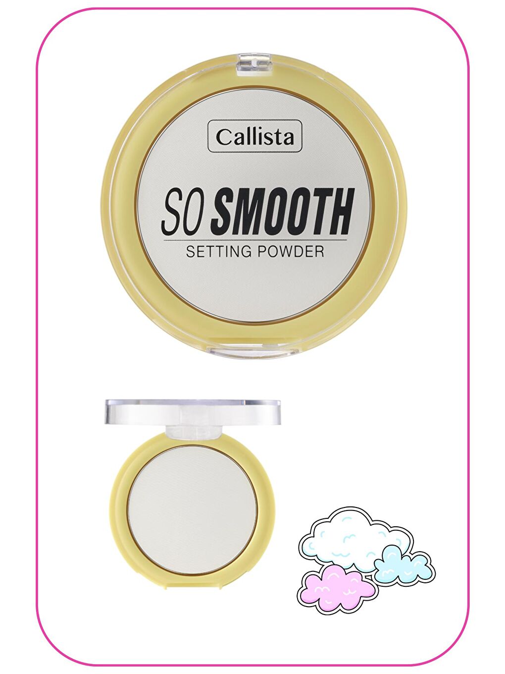 Callista Açık Bej So Smooth Setting Powder Makyaj Sabitleyici Transparan Pudra 01 Bake Me Up - 2