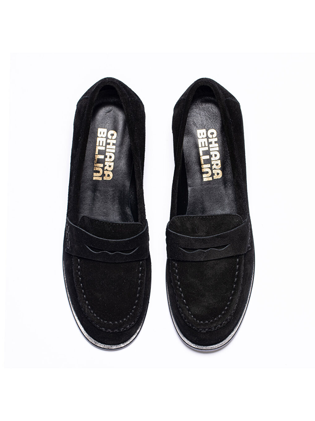 Kadın Siyah Loafer Ayakkabı 2016 21 Split Suede-4