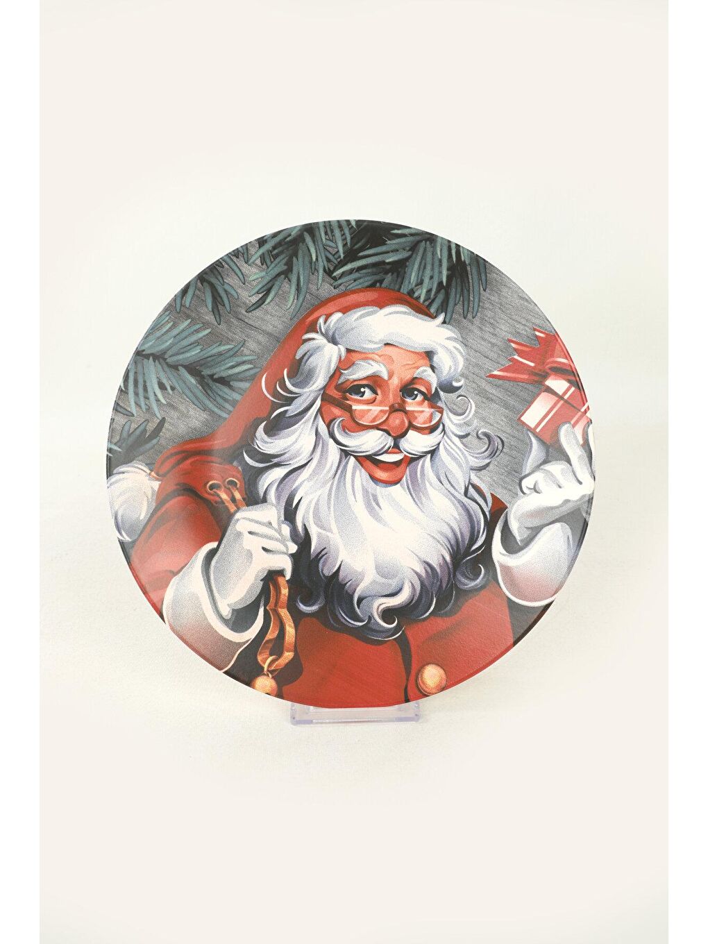 Keramika Karışık Noel Baba Servis Tabağı 26 Cm - 2