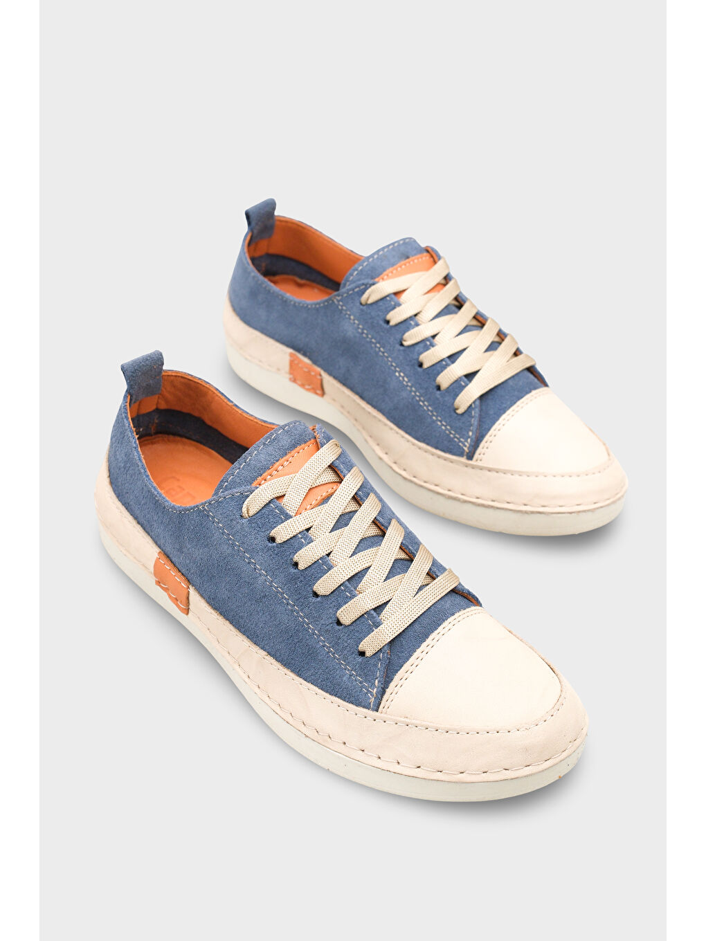 Mavi Susette Hakiki Deri Soft Konfor Kadın Sneaker Spor Ayakkabı-2