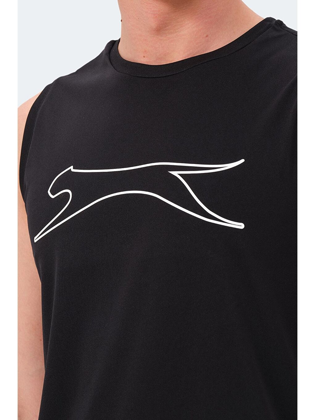 NELU Erkek Kolsuz Tişört Siyah-4