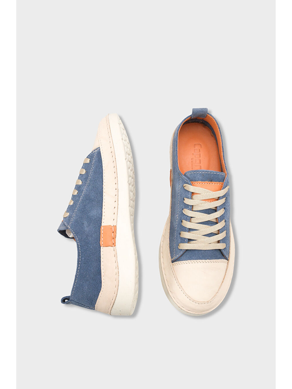 Mavi Susette Hakiki Deri Soft Konfor Kadın Sneaker Spor Ayakkabı-5