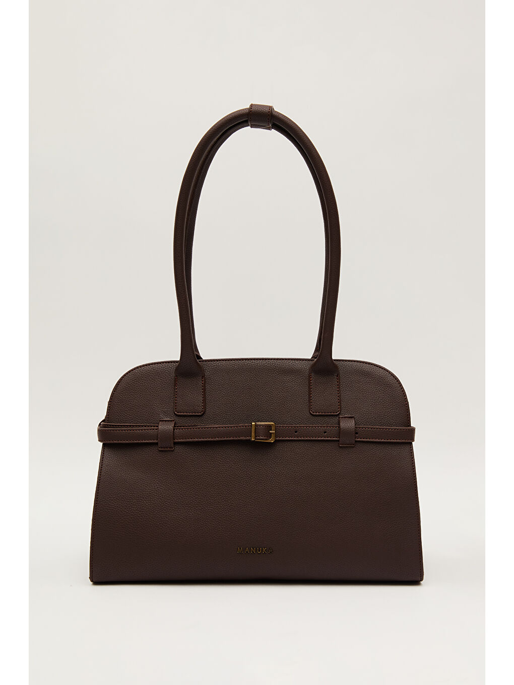 Orta Boy Kemerli Çanta Kahverengi-1