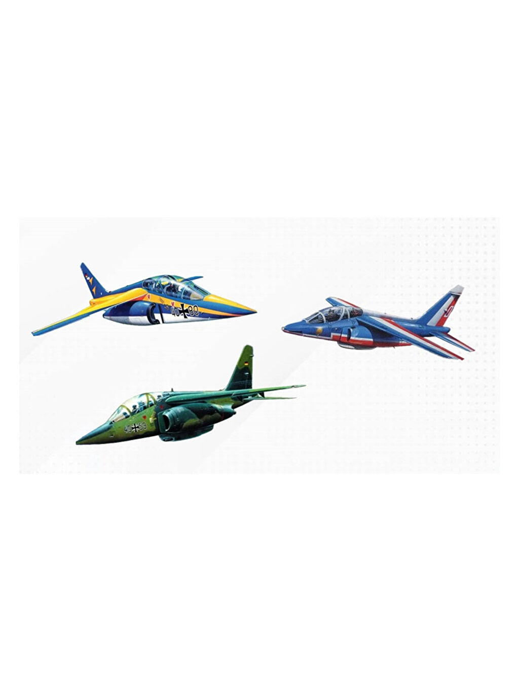 Revell Renksiz Maket Gift Set Uçak Alpha Jet 50 Yıl 03810 - 1