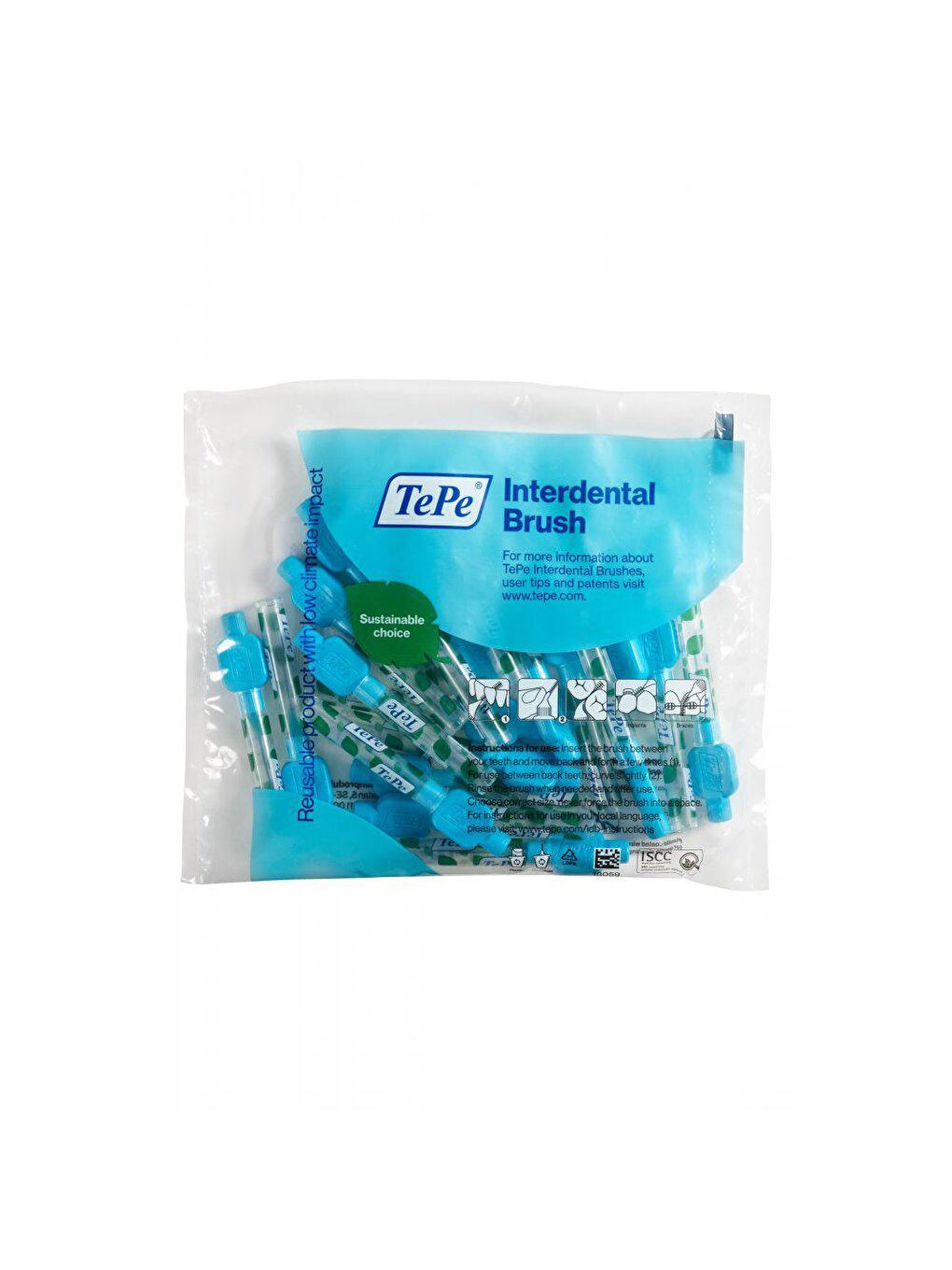 Tepe Renksiz Interdental Brush 0,6 mm Mavi 20 li