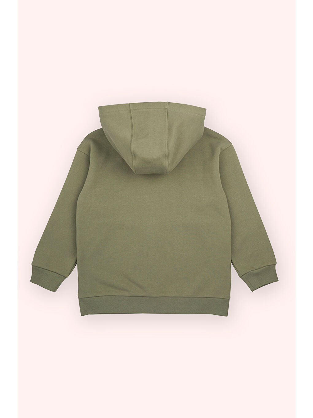 Erkek Çocuk Fermuarlı Sweatshirt Haki-1