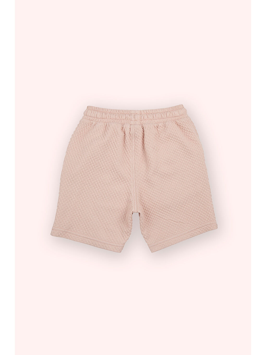 Erkek Çocuk Örme Şort Pembe-4