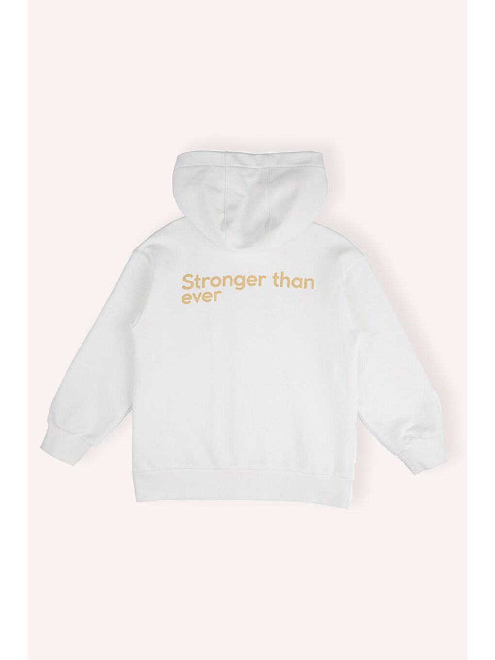 Erkek Çocuk Fermuarlı Sweatshirt Ekru