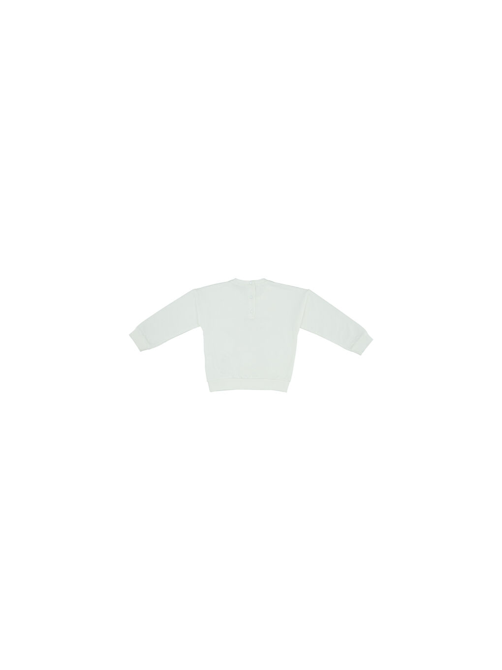Panço Ekru Kız Çocuk Baskı Detaylı Sweatshirt - 4