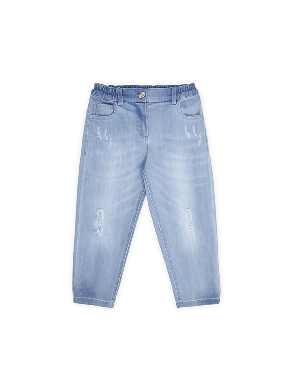 Kız Çocuk Denim Pantolon Lacivert-1