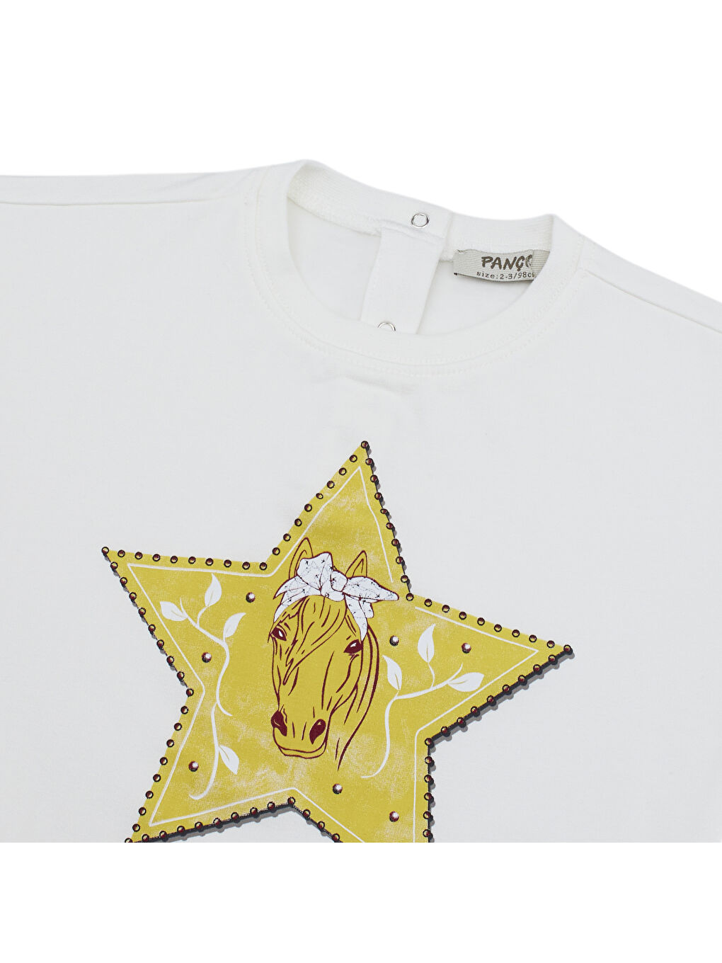 Panço Ekru Kız Çocuk Baskı Detaylı Sweatshirt - 7
