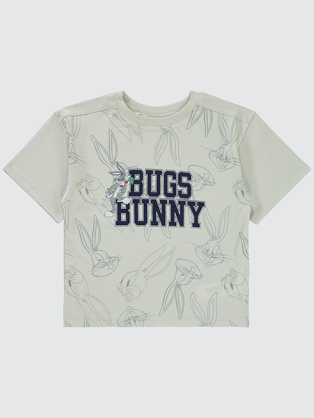 Bugs Bunny Erkek Çocuk Tişört 2-5 Yaş Açık Gri
