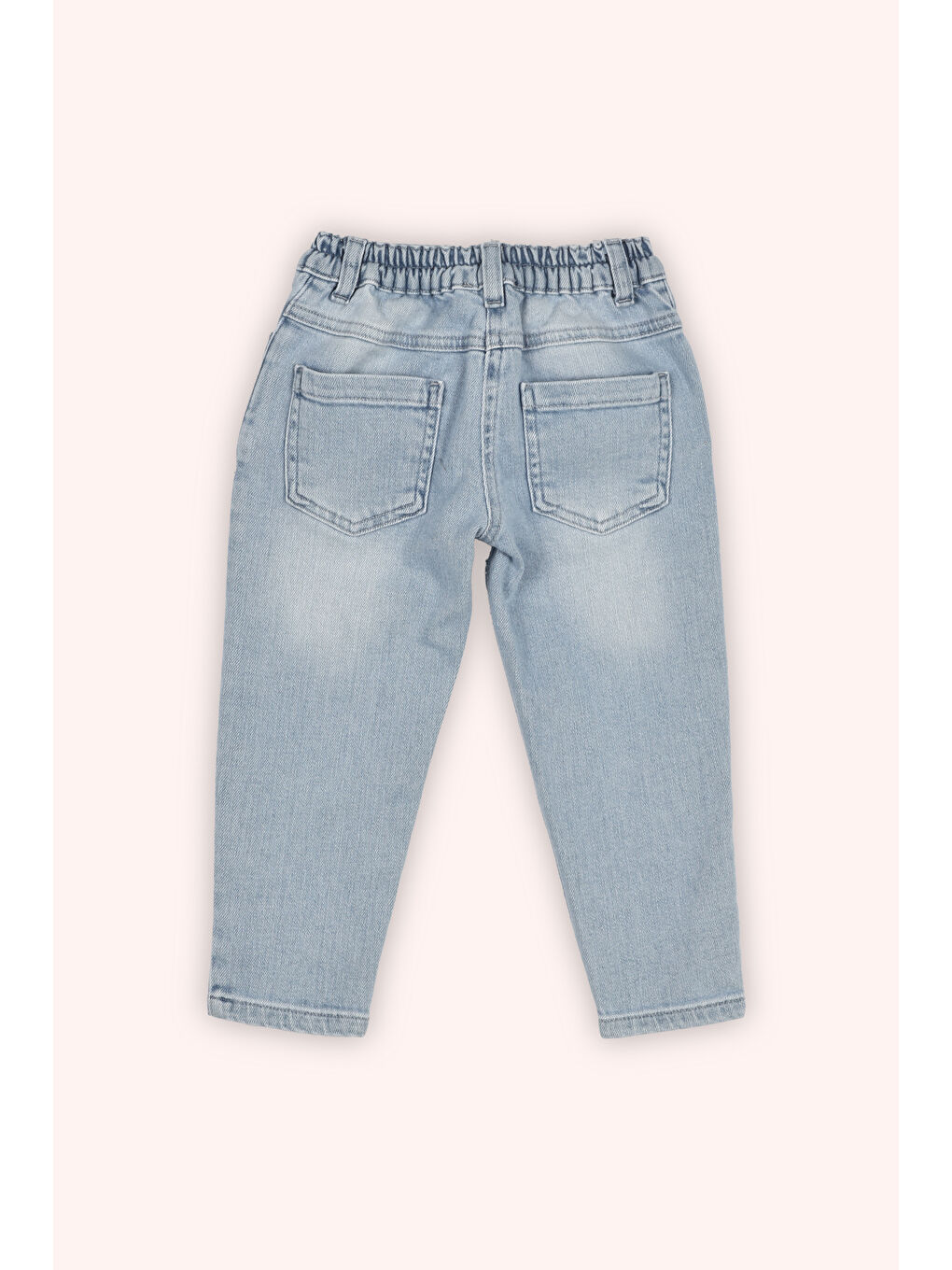 Kız Çocuk Denim Pantolon Lacivert-5