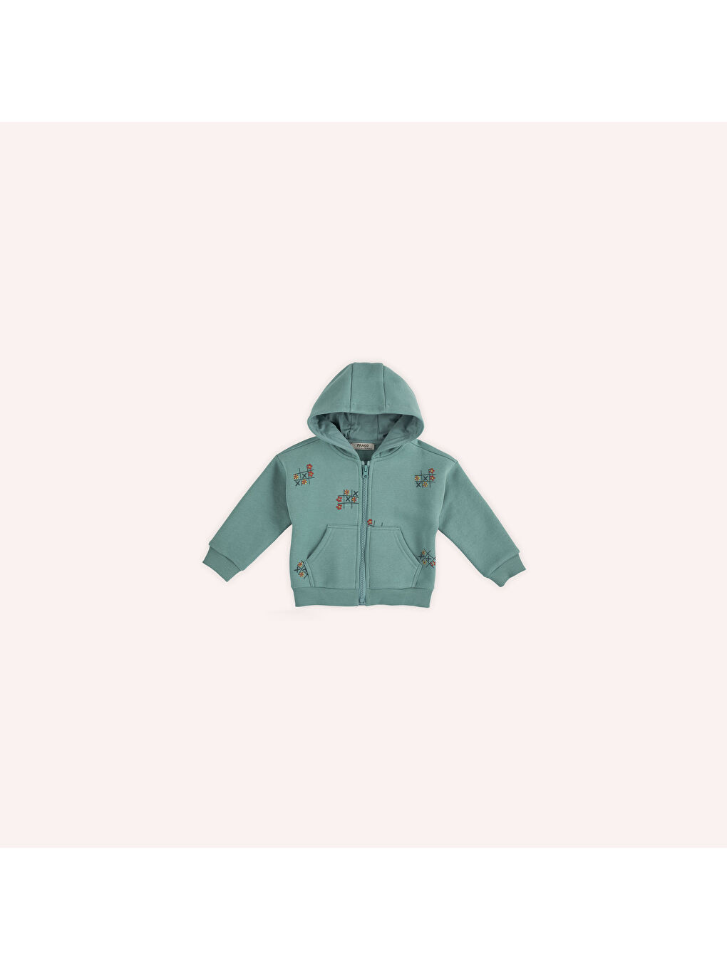Panço Yeşil Kız Çocuk Fermuarlı Sweatshirt - 2