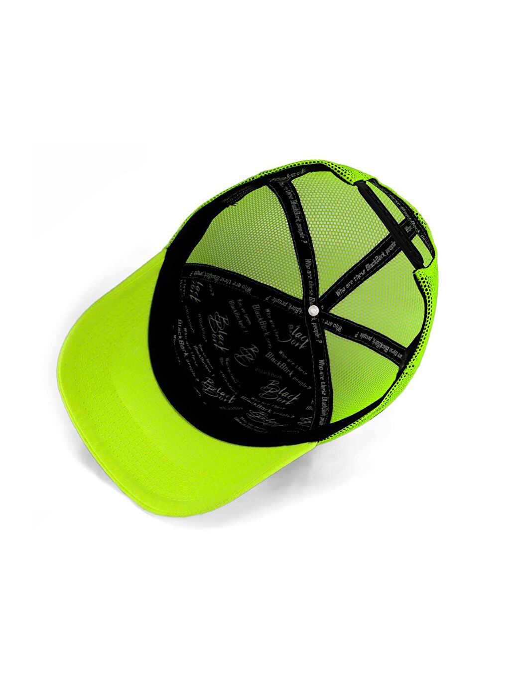 BlackBörk V1 Trucker So What - 2 Kod Logolu Unisex Neon Siperli Neon-Siyah Şapka (Cap) - 2