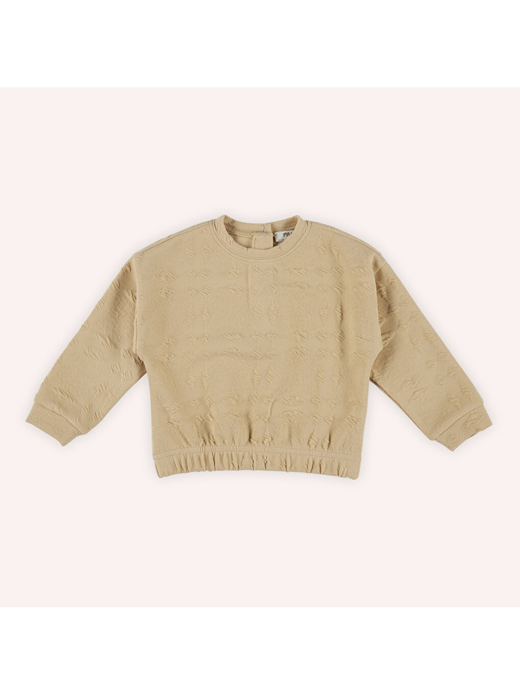 Panço Bej Kız Çocuk Sweatshirt
