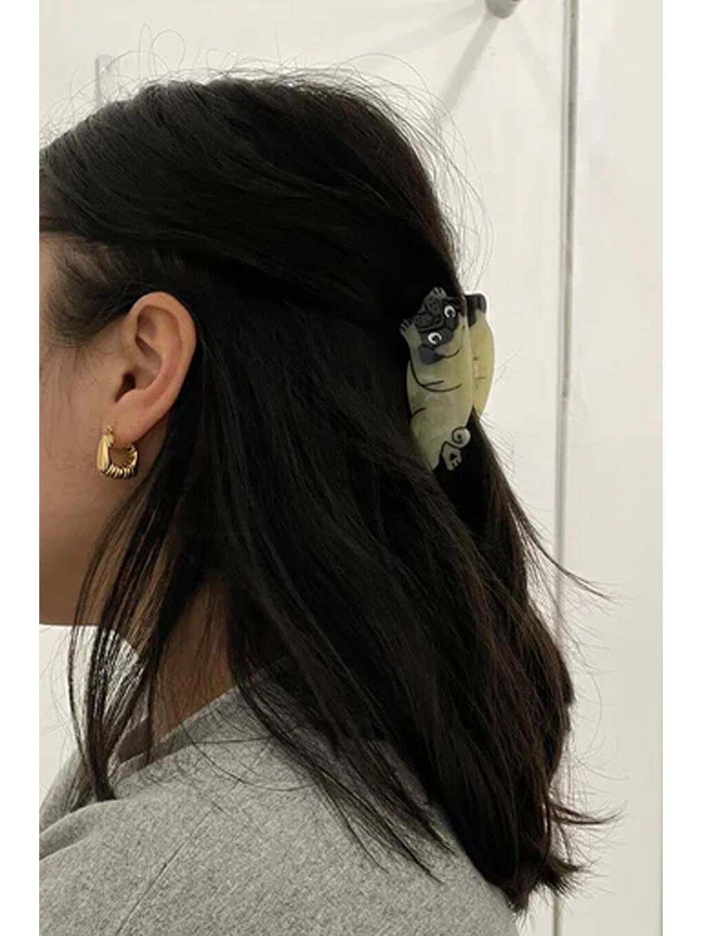 Bej Köpekcik Lüks Kemik Mandal Toka-5