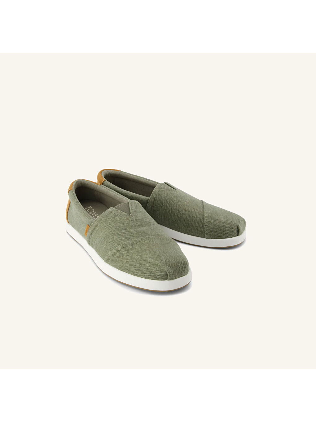 Yeşil Erkek Espadril 10021898 10021895 Alp FWD Almond Herringbone Canvas-1