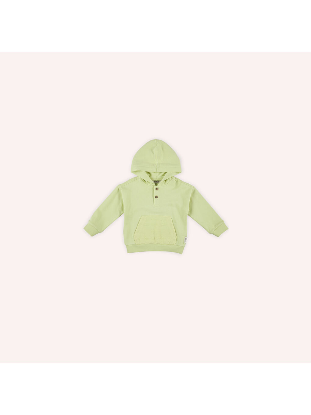 Panço Yeşil Erkek Çocuk Kapüşonlu Sweatshirt - 2
