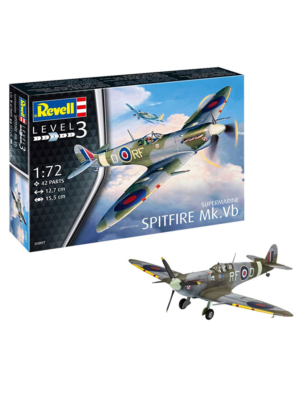 Revell Renksiz Maket Spitfire Mk. Vb 3897