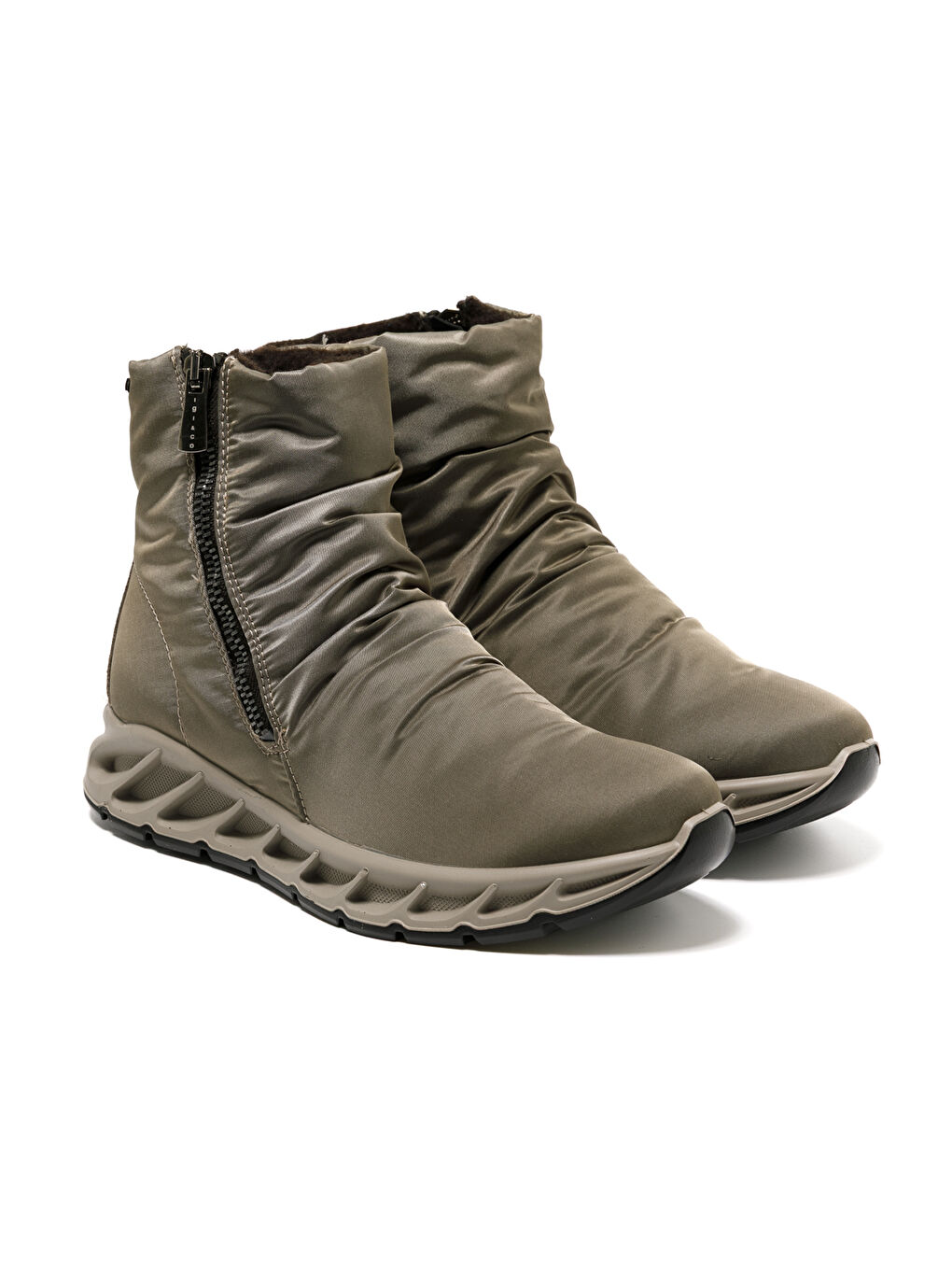 Haki Kadın Bot 6677811 DOSGT 66778 Textile Pietra(Grey Stone)-1