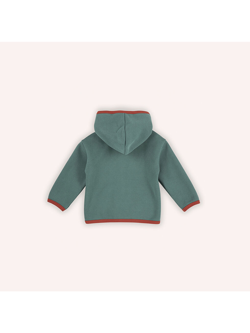Panço Yeşil Erkek Çocuk Fermuarlı Sweatshirt - 2